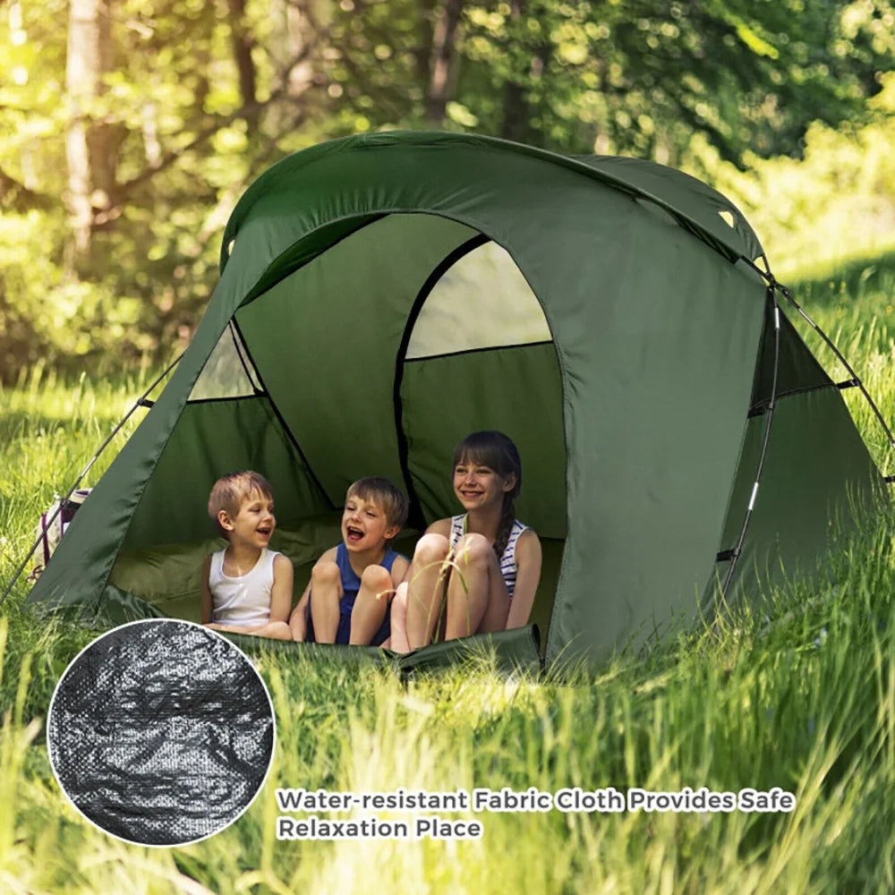 Kadyn Tent, Waterproof Tents,Camping Hiking Tents,2-Person Outdoor Camping Tent with External Cover-Green