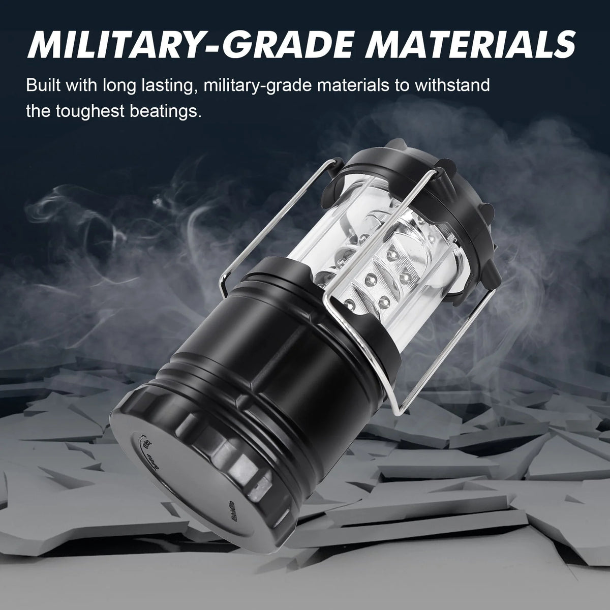 YOLETO 2 Packs LED Camping Lantern, Emergency Light for Power Outages & Survival Kits, Essential Camping Gear Accessory
