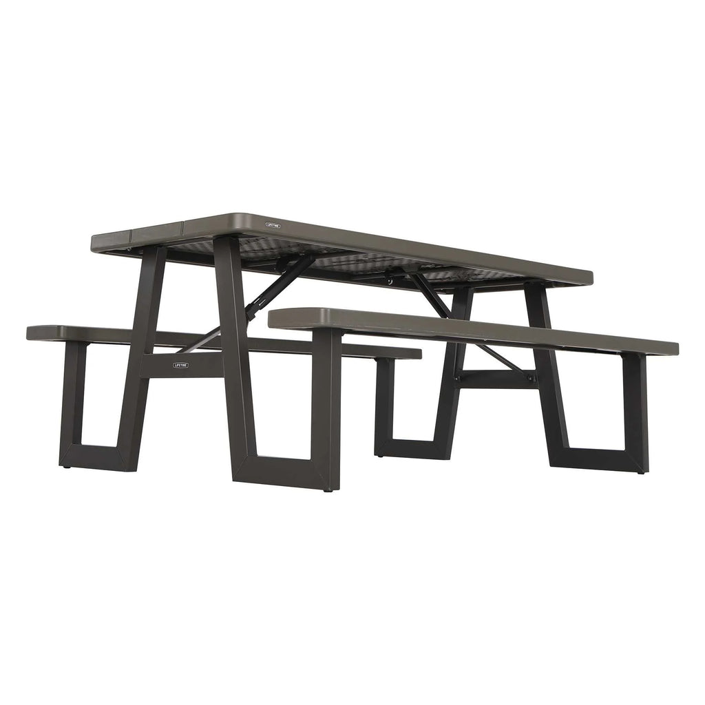 Lifetime 6-Foot W-Frame Folding Picnic Table, 60233
