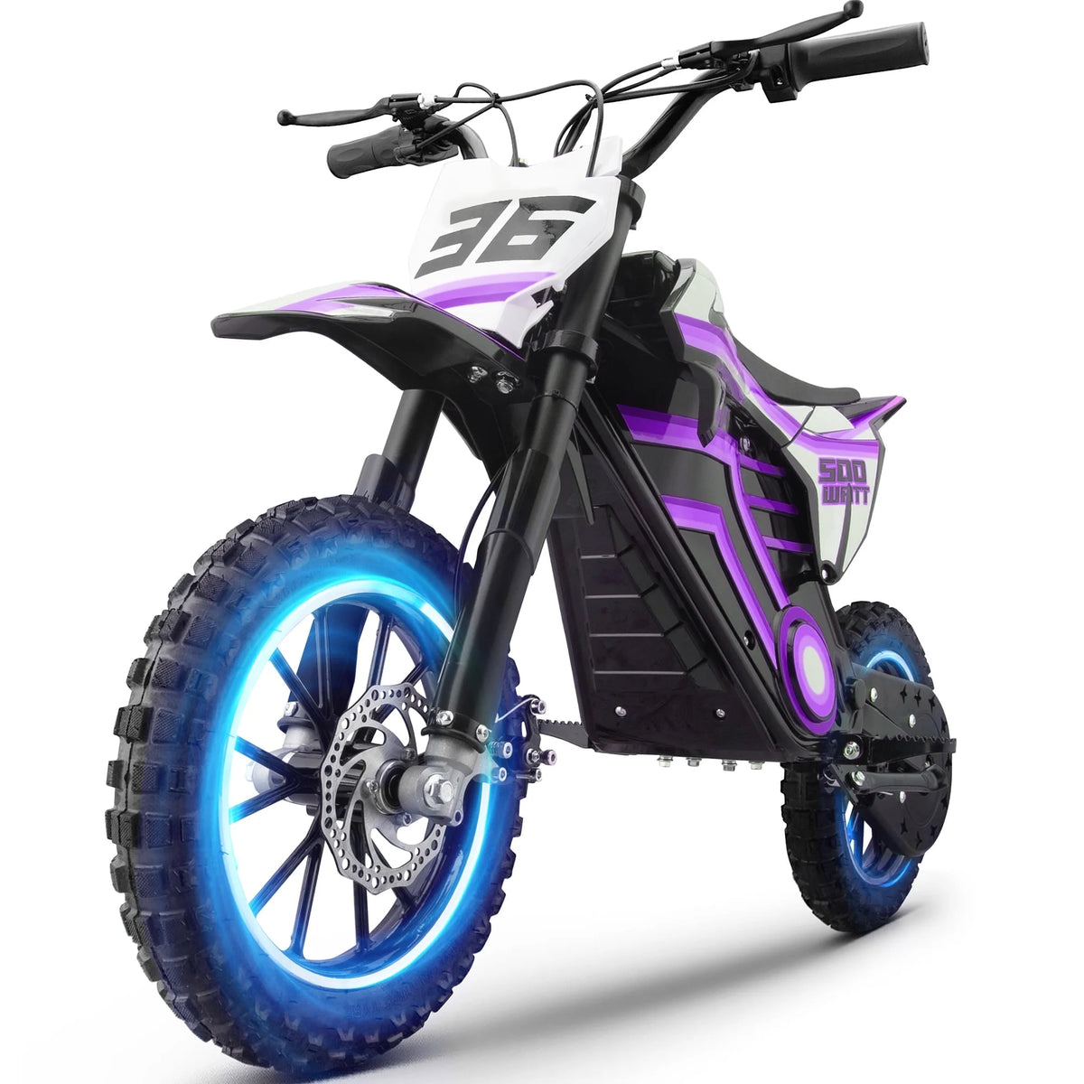 Electric Dirt Bike for Teens Adults, 500W Electric-Motorcycle Mountain Off-Road EBike