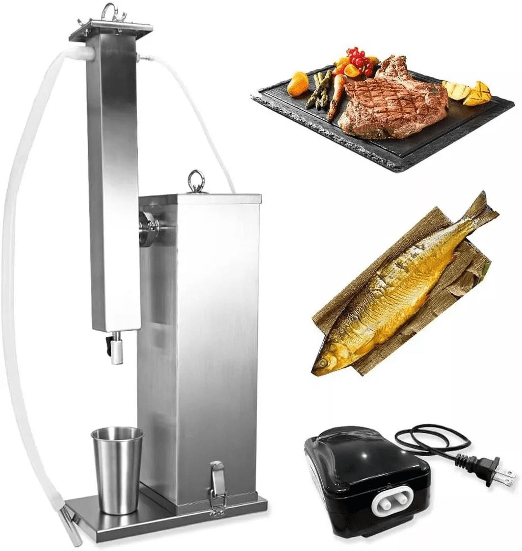 Cold Smoke Generator 10 Hour Extra Long Smoke Portable Electric BBQ Smoke Generator Outdoor Smoker Accessories For Meat Vegetables Electric Smoke Maker