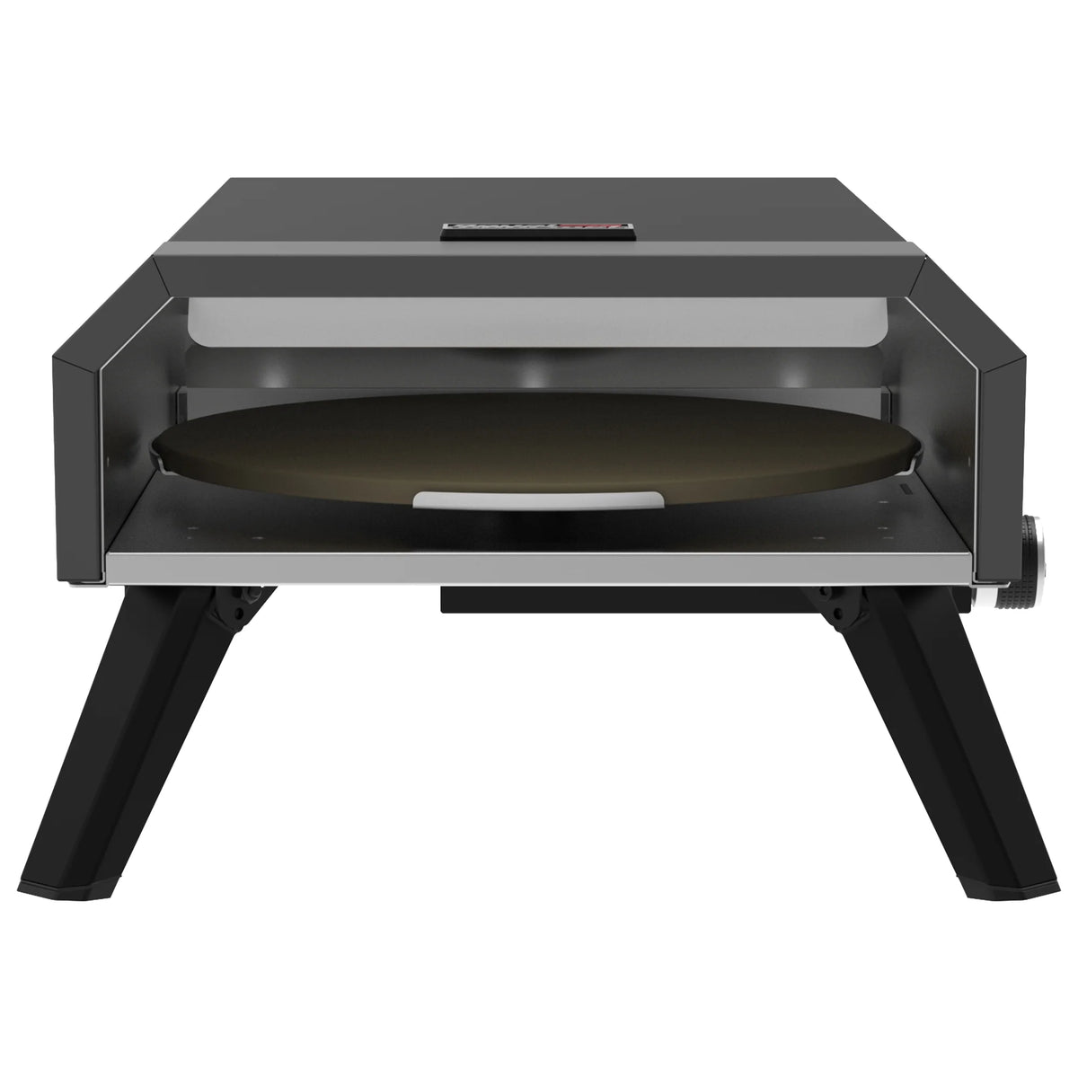 Royal Gourmet GP1301 Portable Gas Pizza Oven with 13-inch Pizza Stone,with Collapsible Legs for Backyard, Outdoor, Handmade Pizza, Black