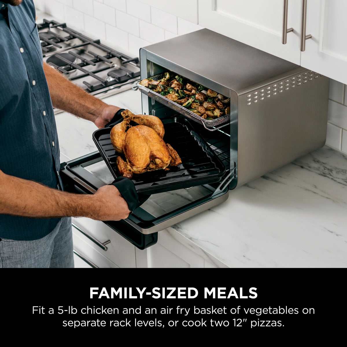 Ninja® Foodi™ 8-in-1 XL Pro Air Fry Oven, Large Countertop Convection Oven, DT200
