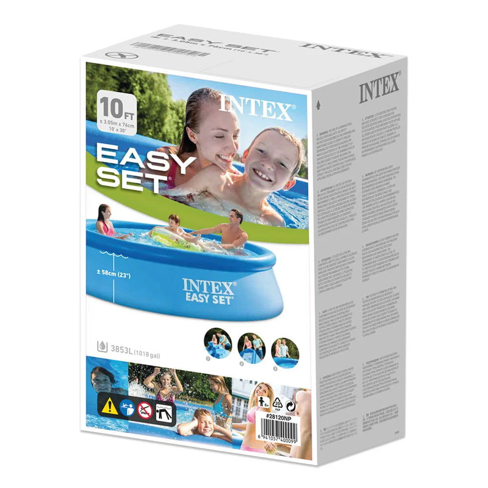 Intex 10' x 30" Easy Set Above Ground Inflatable Swimming Pool