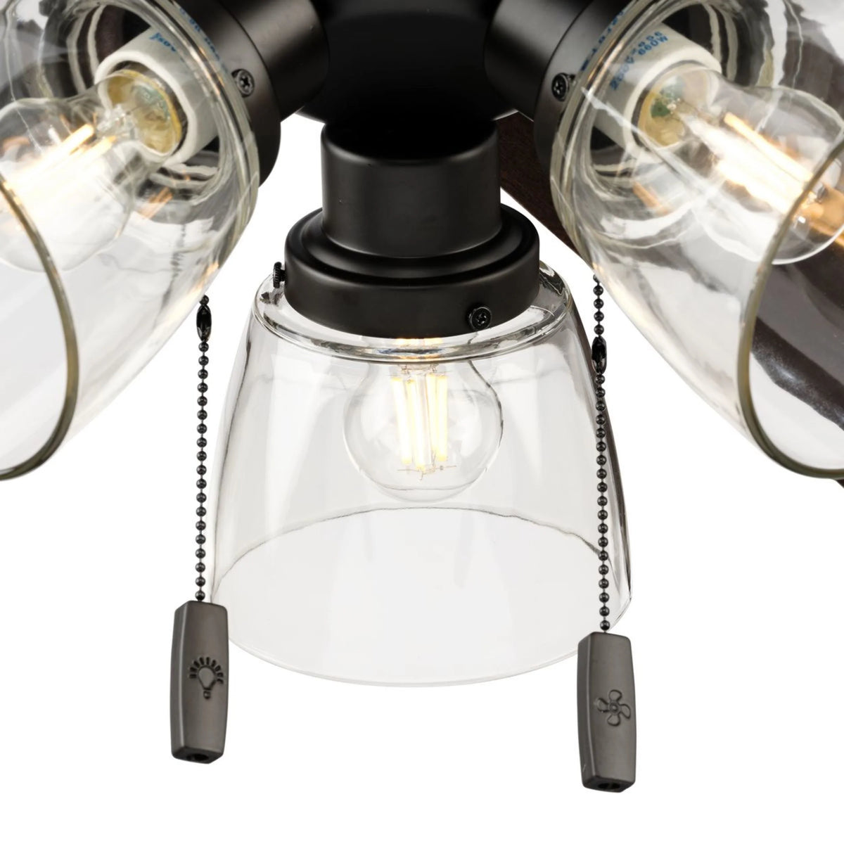 Better Homes & Gardens 52" Bronze Transitional Ceiling Fan, 5 Reversible Blades, 3 LED Bulbs Included