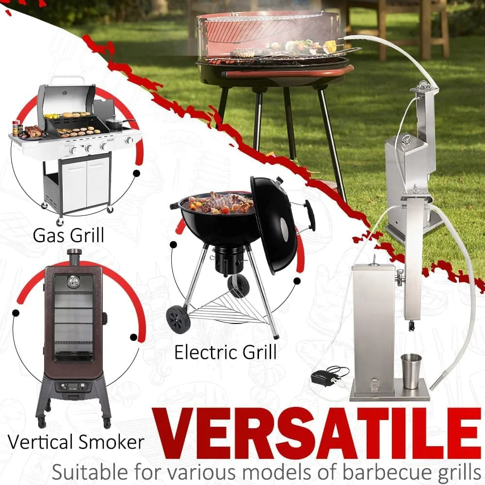 Cold Smoke Generator 10 Hour Extra Long Smoke Portable Electric BBQ Smoke Generator Outdoor Smoker Accessories For Meat Vegetables Electric Smoke Maker