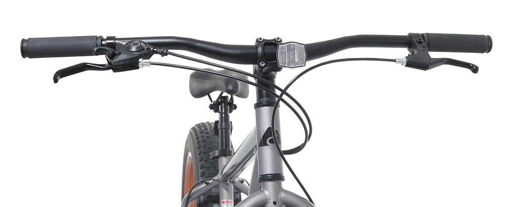Ozark Trail Fat Tire Bike, 26" Wheels, Fits Teen & Adult Riders 5'2"-5'10", Unisex, Gray