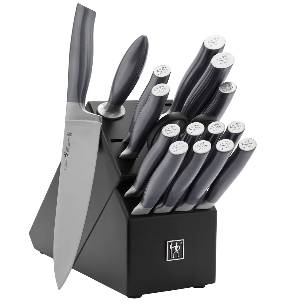 J.A. Henckels International Graphite 14-pc Self-Sharpening Knife Block Set