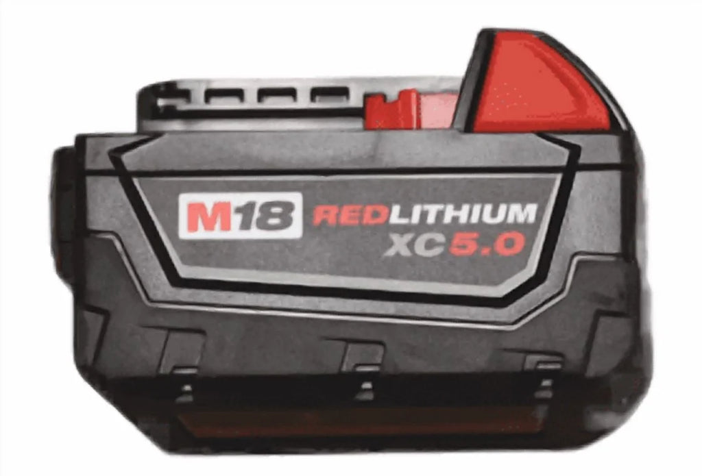 Milwaukee 48-11-1852 M18 REDLITHIUM XC 5.0Ah Extended Capacity 18V Battery Pack 2-Pack for Cordless Power Tools