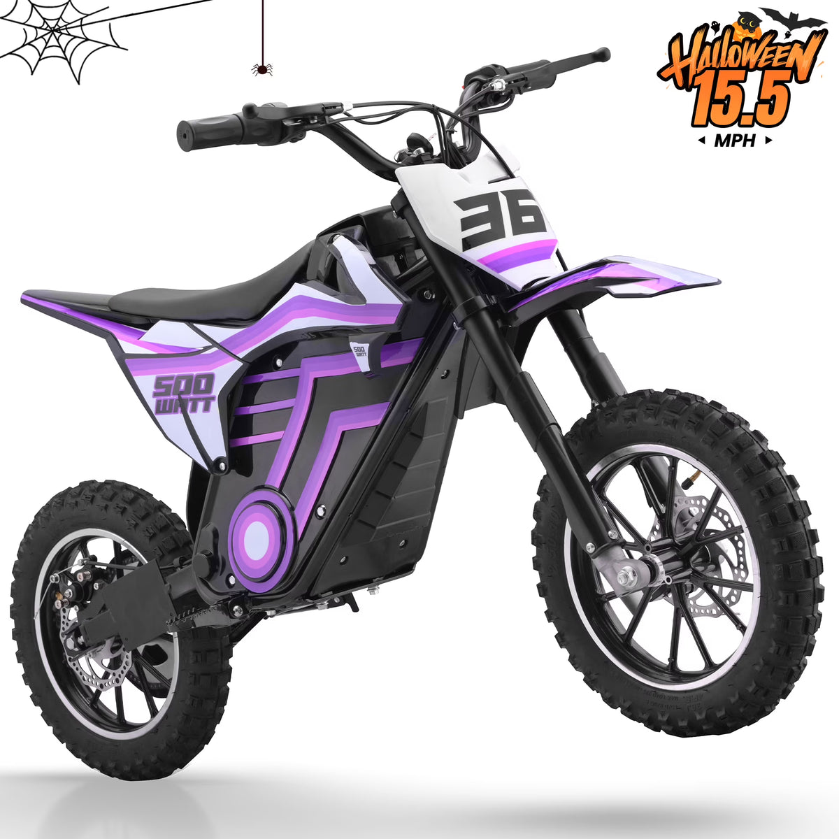 Electric Dirt Bike for Teens Adults, 500W Electric-Motorcycle Mountain Off-Road EBike