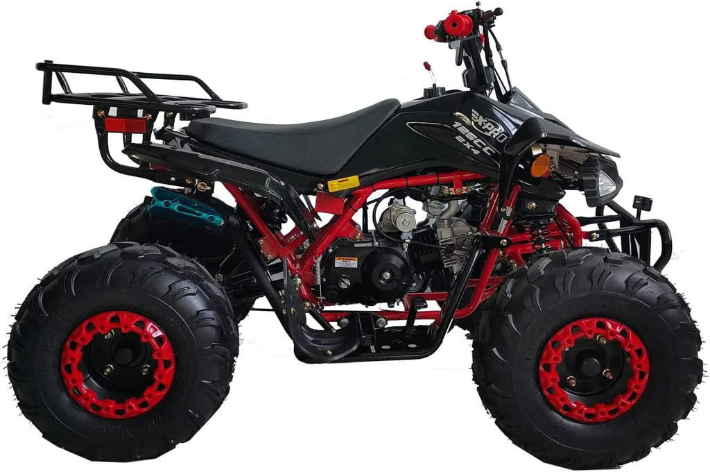 X-Pro Brand New 125cc Gas ATV, Automatic Transmission w/Reverse Remote Control Big 19"/18" Tires