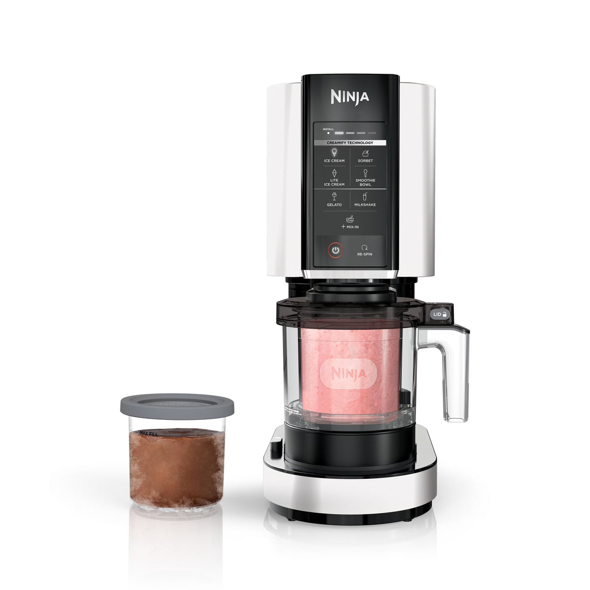 Ninja CREAMi, Ice Cream Maker and Frozen Treat Maker with 7 One-Touch Programs, NC300WMWH