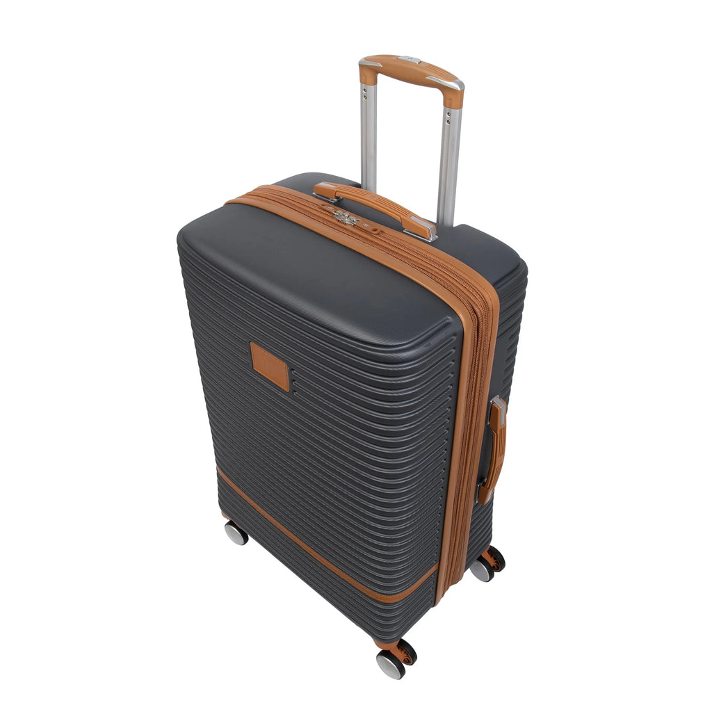it luggage Replicating 21" Hardside Expandable Carry-on Spinner Luggage, Gray