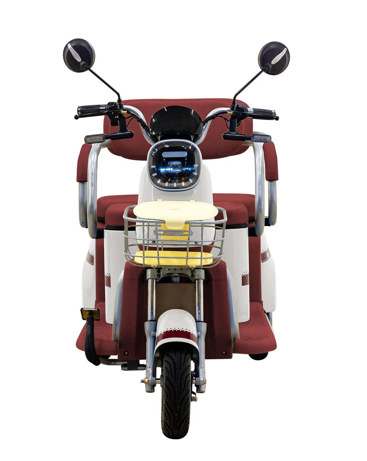 Massimo MGC E-Trike 3-Wheel Electric Cart 17 MPH, 2-Seater Adult Scooter Blue