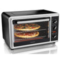 Hamilton Beach Countertop Oven with Convection and Rotisserie, Baking, Broil, Extra Large Capacity, Silver, 31105