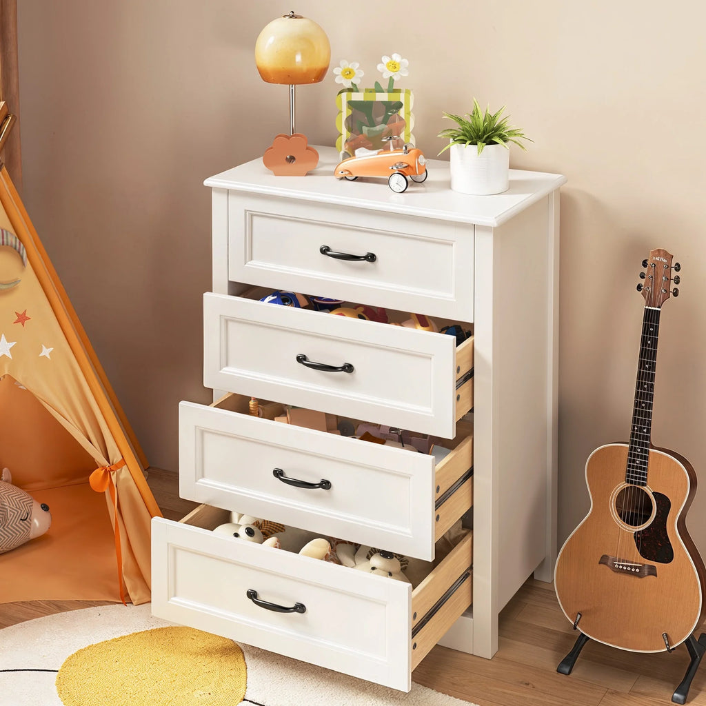 Dresser for Bedroom, Lofka 6-Drawer Wood Dresser with Anti-Tip Safety for Closet| Living Room
