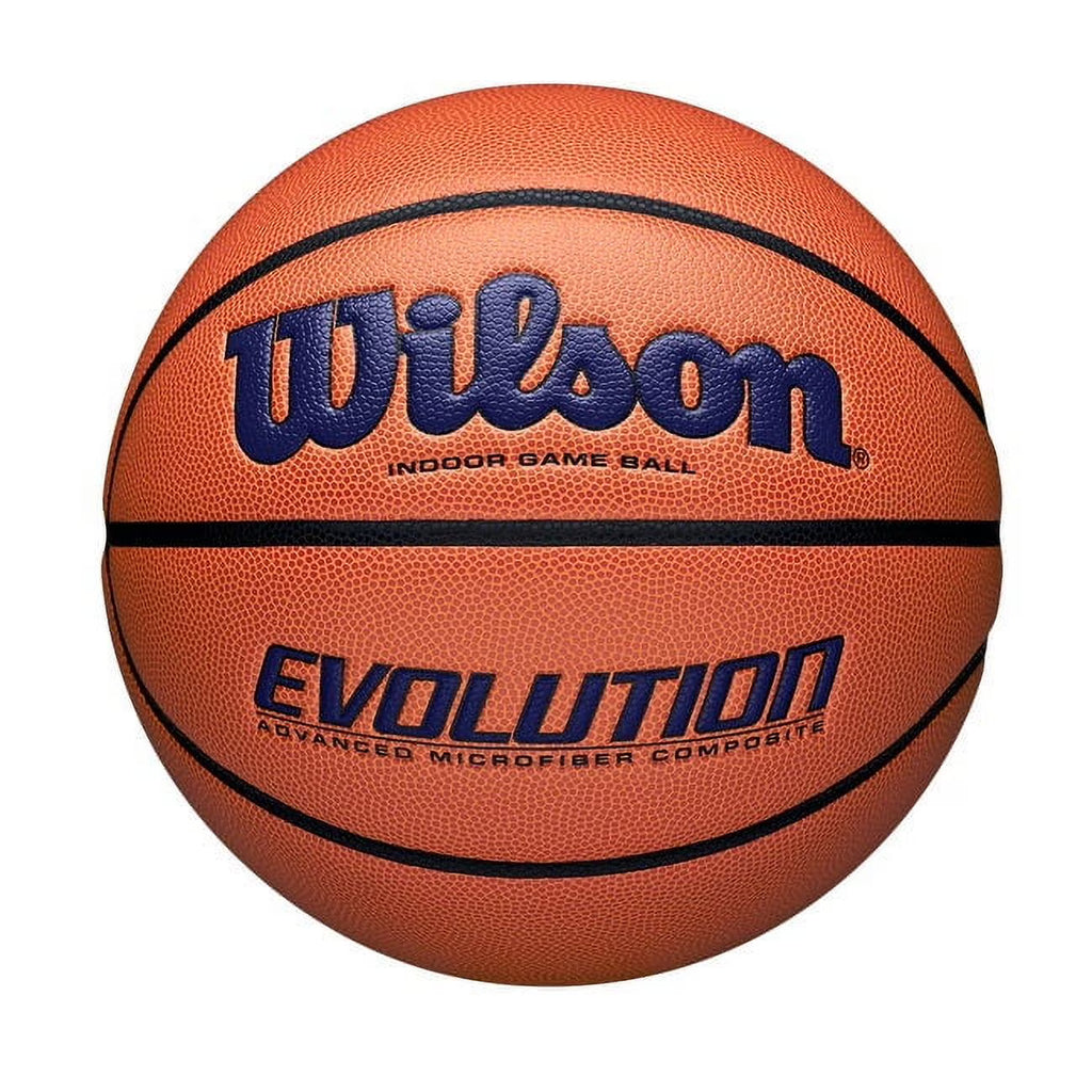 Wilson Evolution Baloncesto de Juego Interior - Negro, Talla 7 - 29,5"