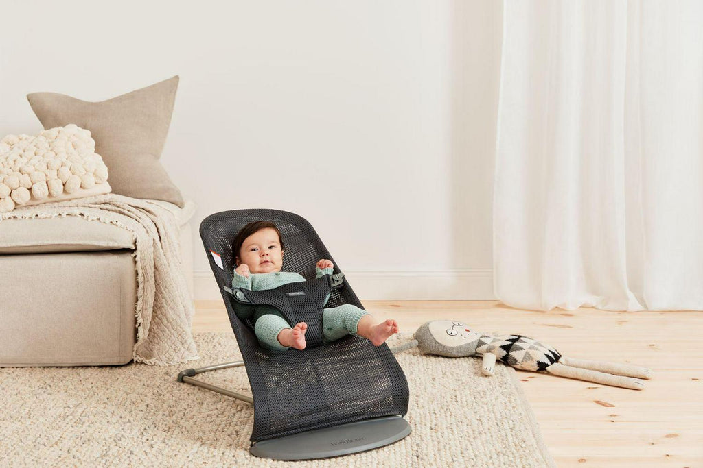 BabyBjorn Bouncer Bliss - Anthracite. Mesh