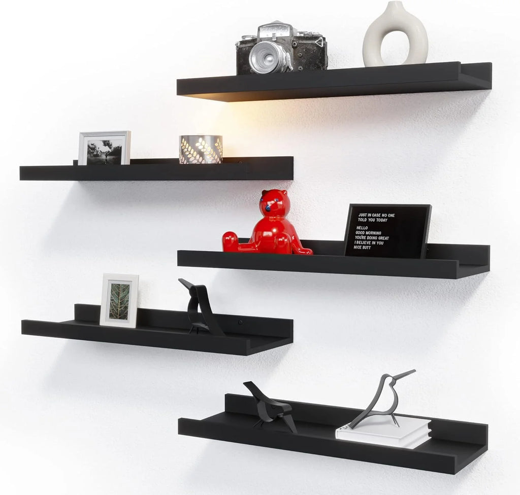 5-Piece Floating Wall Shelves