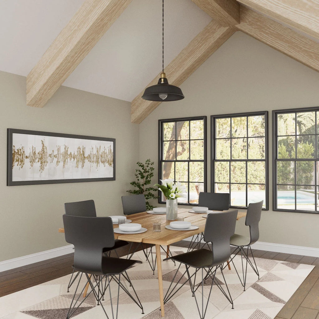 Ekena Millwork 3 1/2"W x 3 1/2"H x 120"L 3-Sided (U-Beam) Mena HeritageTimber Faux Wood Ceiling Beam, Kona Brown