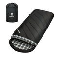 GEERTOP Flannel Sleeping Bag for Adults XXL, Large Wide Camping Sleeping Bag 4 Season, 0 Degree Sleeping Bag for Winter Cold Weathe