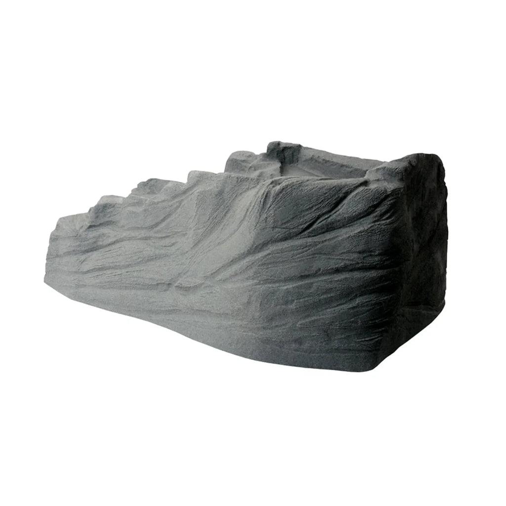 Algreen Decorative Pond Watercoarse, Tranquility Waterfall with Threaded Fitting, Charcoalstone