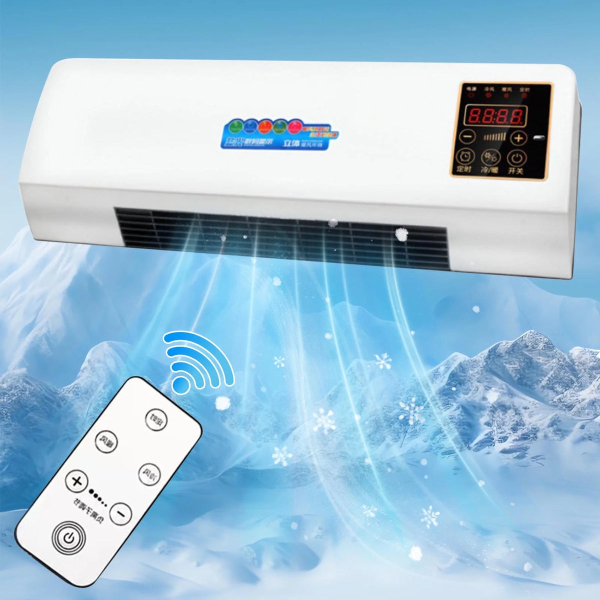 FYHALE 10000 BTU Ductless Window Air Conditioner 450 sq ft. Intelligent AC, with Remote Control, Mini Split AC/Heating Conditioner, Operates Quietly, Energy-Saving, for Bedroom Living Room
