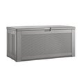 Rubbermaid Deck Box, Extra Large, 134 Gallon, Light Grey