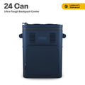 RTIC 24 Can Ultra-Tough Backpack Cooler, Leakproof Cooler, Waterproof Zipper, Navy