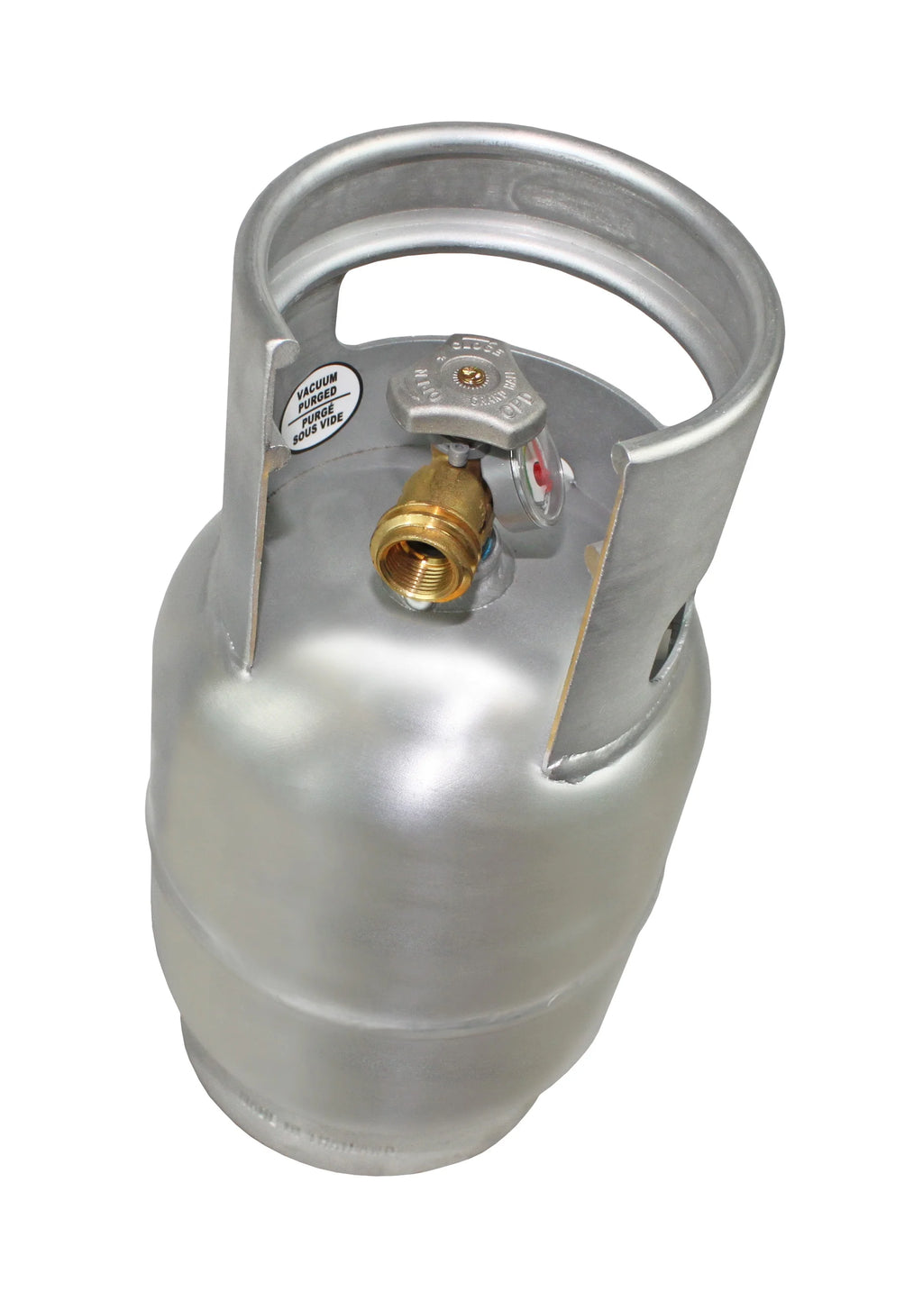 Flame King 5LB Aluminum Propane Tank with Gauge & OPD Valve, Corrosion-Resistant and Rust-Free