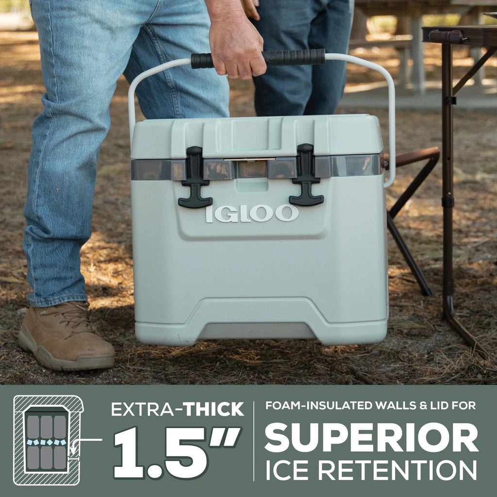 25 QT Overland Ice Chest Cooler, Green