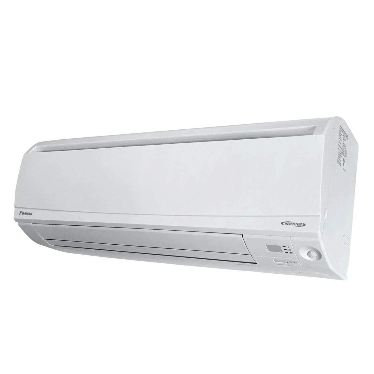 Daikin 15,000 Btu 20 SEER2 LV Series Ductless Mini-Split Wall Mount Heat Pump Air Conditioner with 15' Installation Kit, Wall Bracket, 1/2 Electric Whip, 30A Fuse -230V