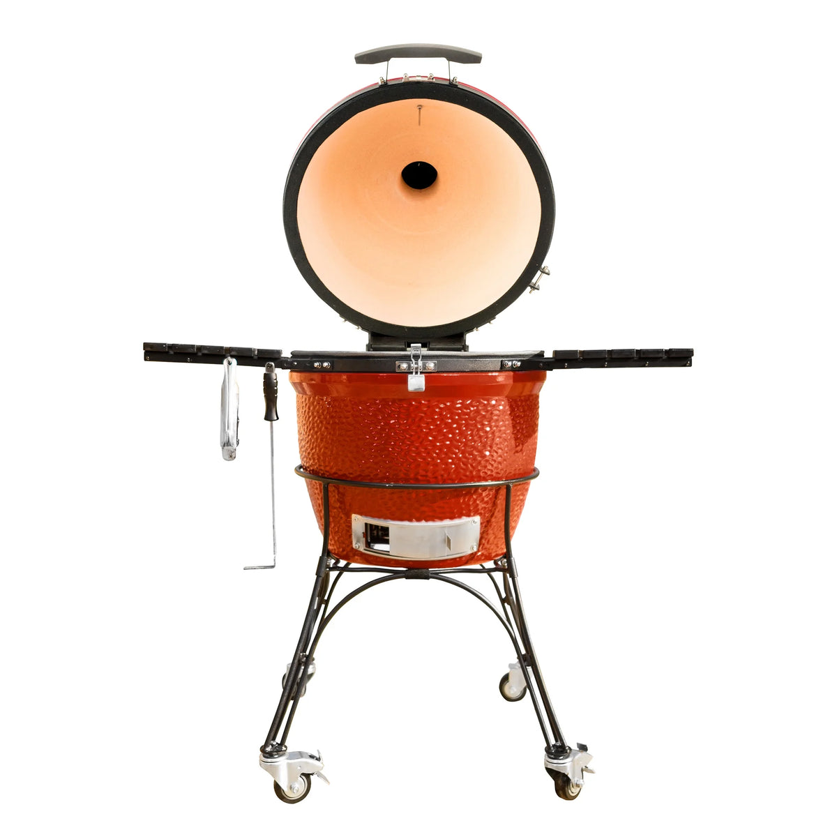 Kamado Joe Classic II 18 inch Charcoal Grill in Blaze Red