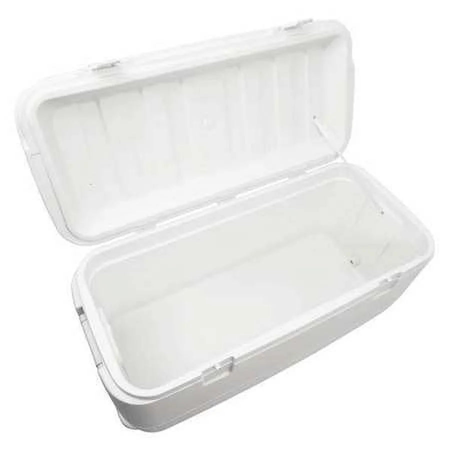 Igloo 120 qt. Quick & Cool Polar Ice Chest Cooler, White