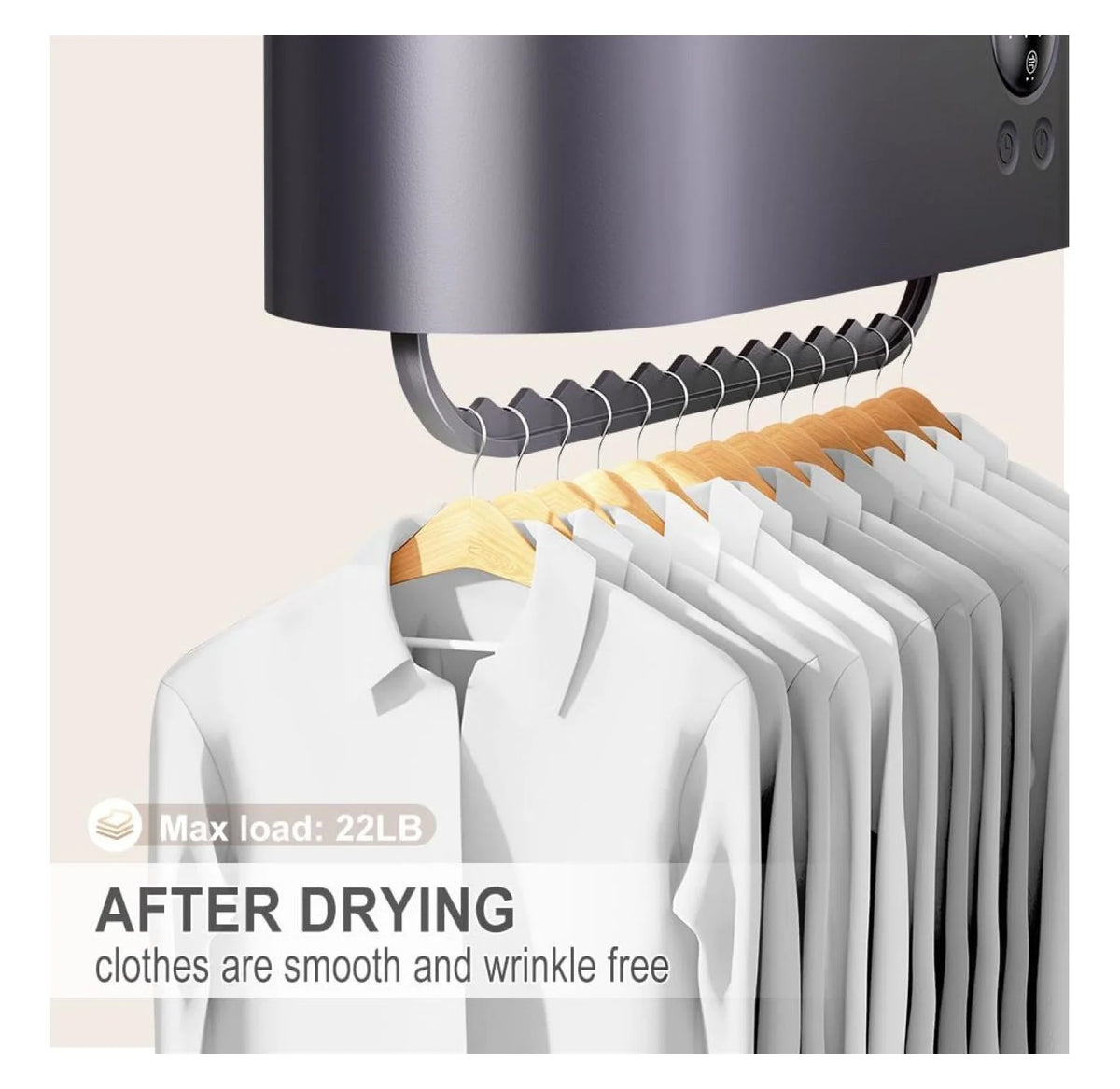 Portable Clothes Dryer Mini Clothes Dryer Save Space Folding Compact Dryer Machine With Dry Bag For Laundry Electric Portable Dryer For Camping Business Trip Travel Home And Apartment Grey