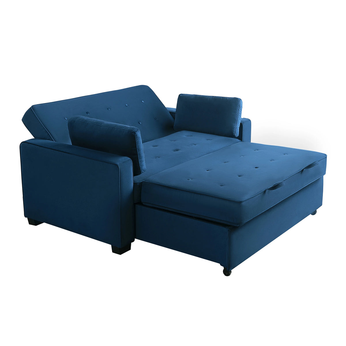 Serta Dream Convertibles Monroe Modern Polyester Convertible Queen Sofa Bed with Pillows Grey