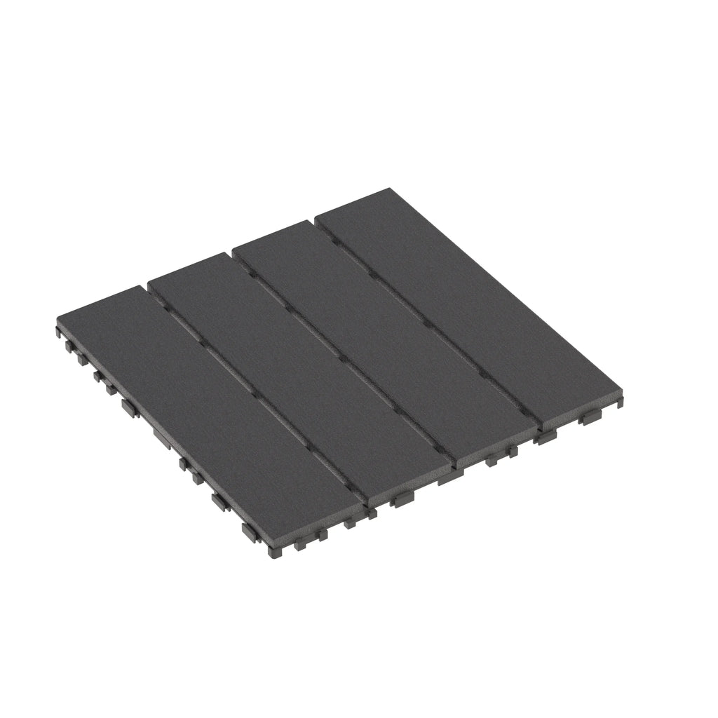 44PCS Plastic Interlocking Deck Tiles,Patio Deck Tiles,12"x12" Square Waterproof Outdoor