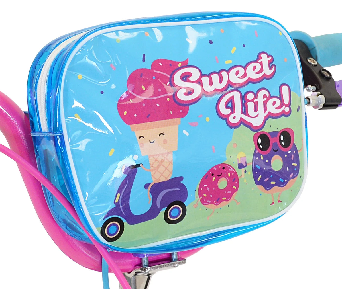 18" Sweetness Girls Bike, Purple/Pink/Blue