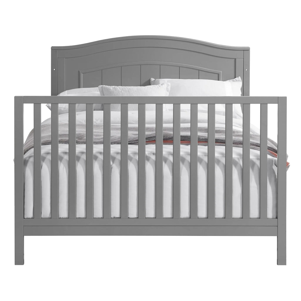 Oxford Baby North Bay 4-in-1 Convertible Crib, Snow White, GREENGUARD Gold Certified, Wooden Crib