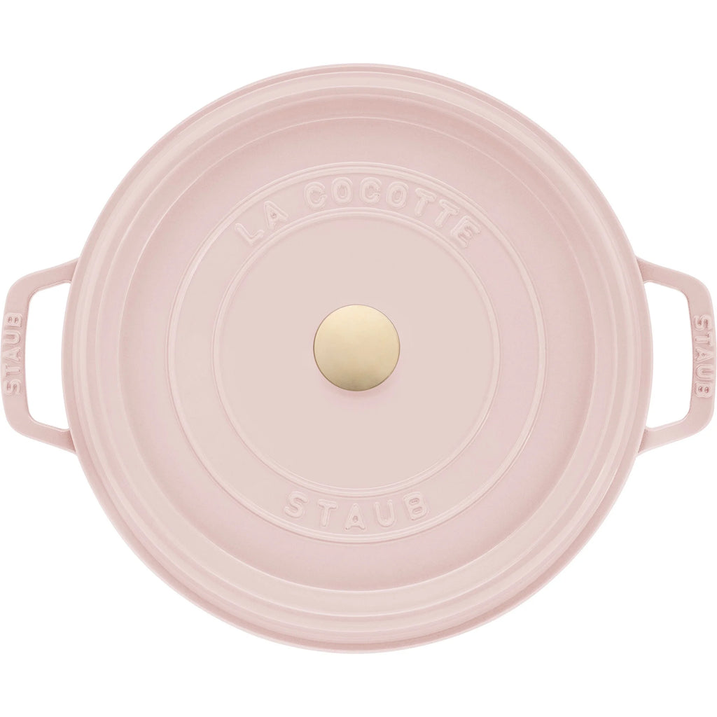 Staub Cast Iron 7-qt Round Cocotte - Grenadine
