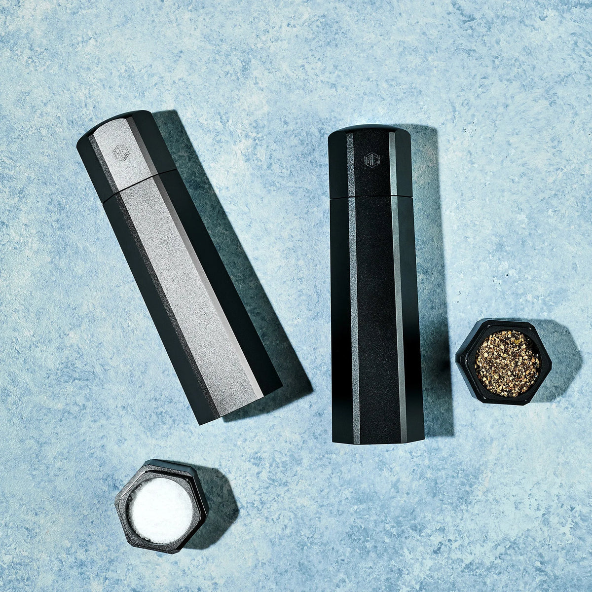 HexMill Salt and Pepper Grinder Set