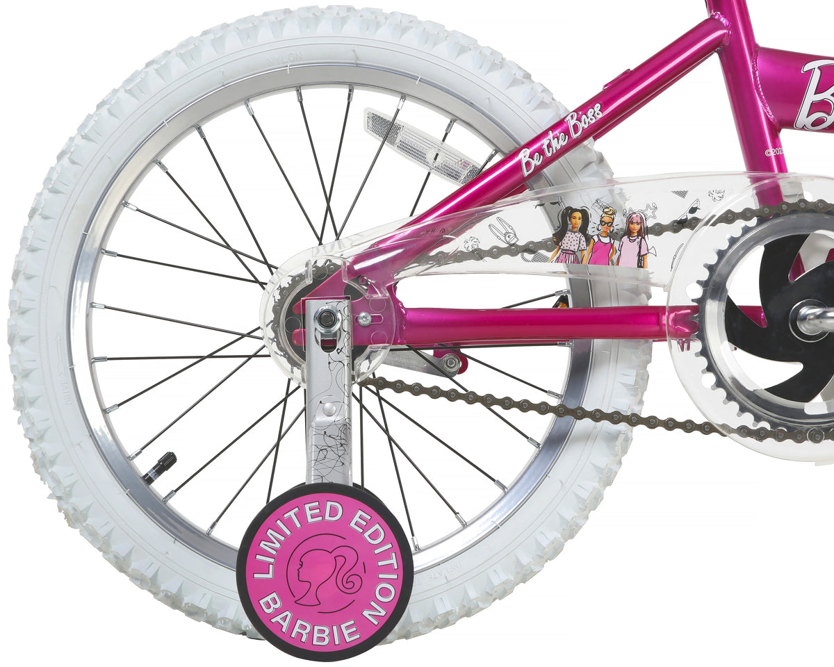 Dynacraft Barbie 18-Inch Girls BMX Bike For Age 6-9 Years