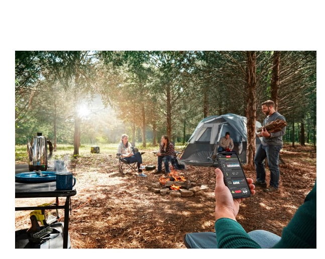 Ryobi 2,300-Watt Recoil Start Bluetooth Super Quiet Gasoline Powered Digital Inverter Generator with CO Shutdown Sensor
