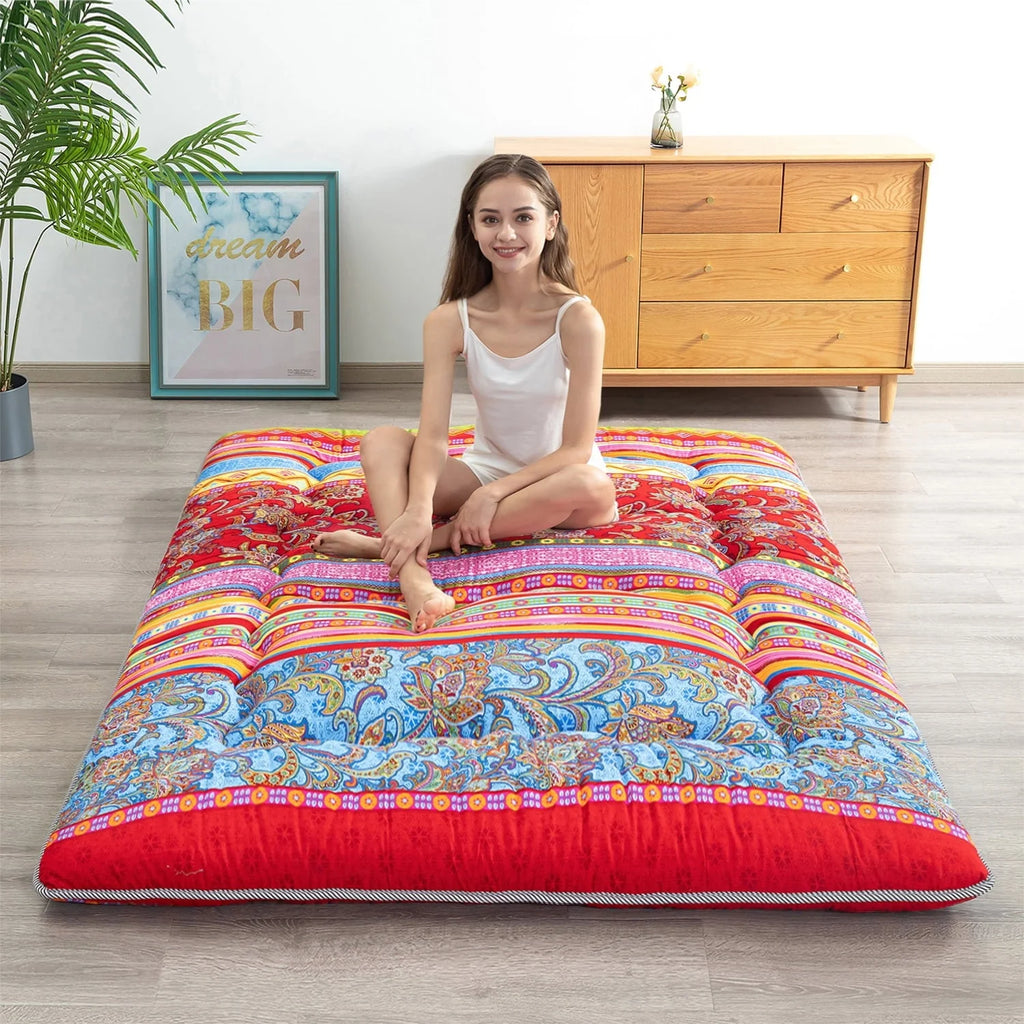 Floor Mattress, Japanese Style Futon Mattress Camping Mattress Twin