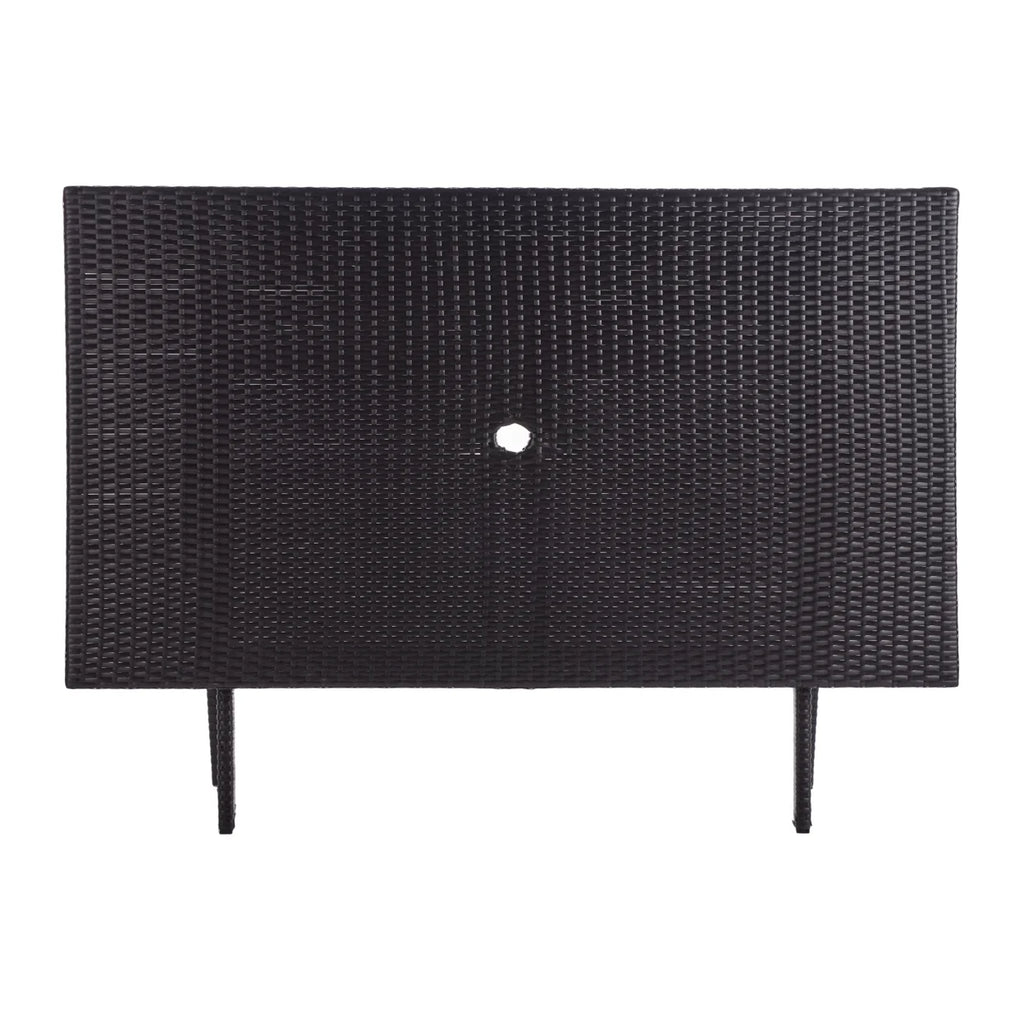 SAFAVIEH Outdoor Collection Akita Folding Table Black