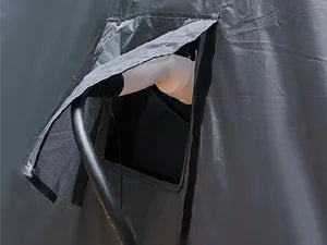 ACtent for Tesla Model 3&Y, Pop-Up SUV Tent w. Awning for Car Camping, Connects to Tesla Tailgate for Air-Conditioning, Sleeps 6 Adults, 10'x8.2' - Desert Sand