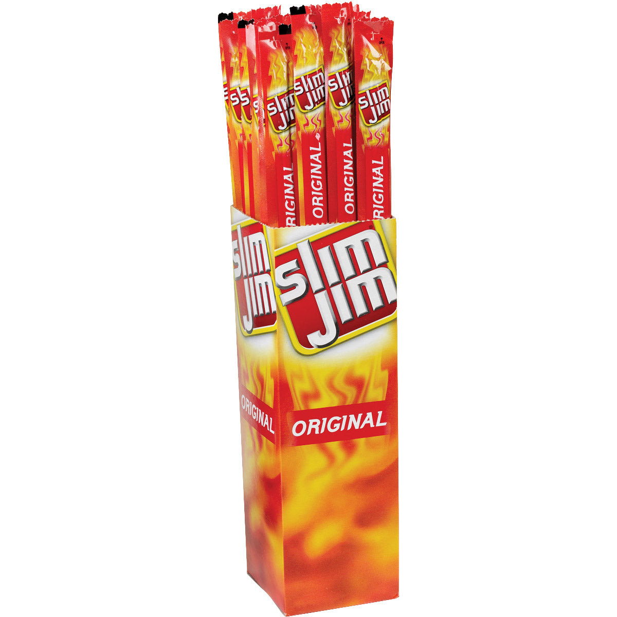 Slim Jim Smoked Snack Stick, Original, 0.97 oz, 24-count