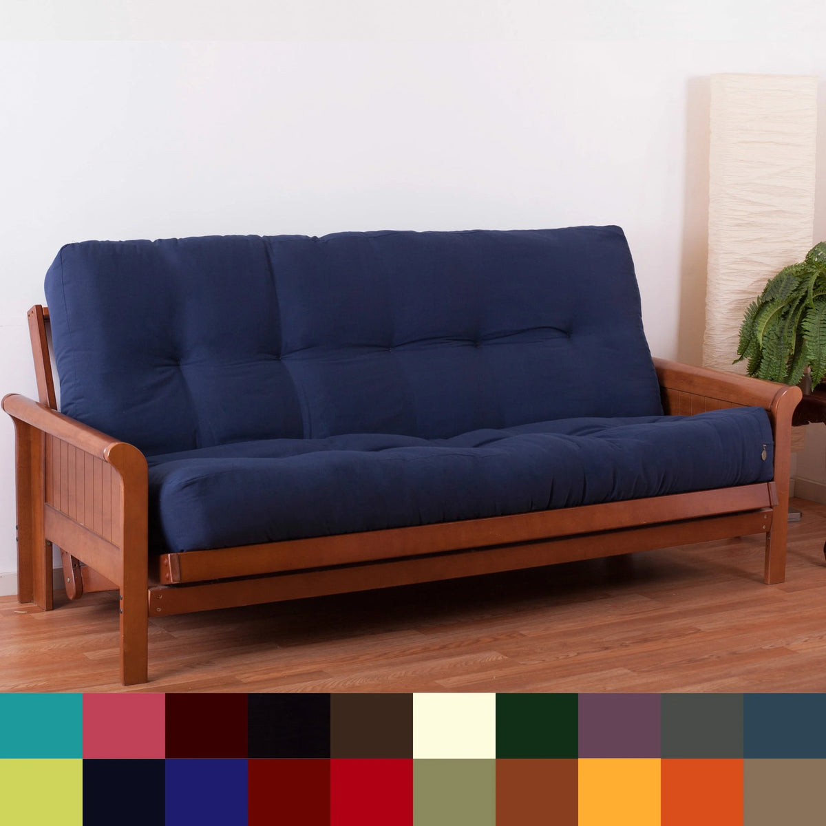 Blazing Needles Renewal 10-inch Twill Full-size Futon Mattress - Sage - Sage
