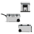 Igloo 72 QT Overland Ice Chest Cooler with Wheels, White