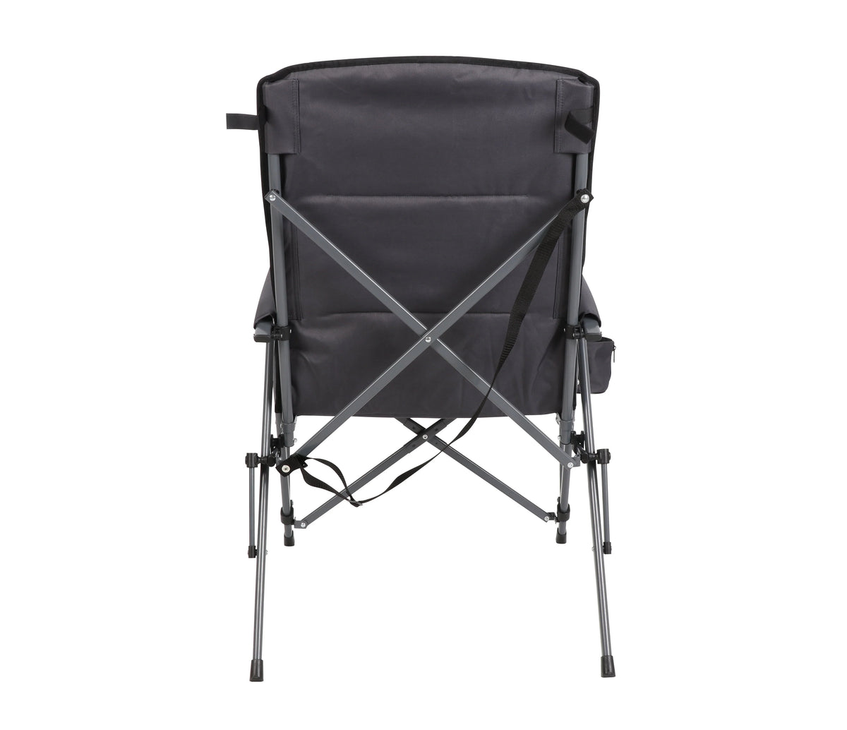 Ozark Trail High Back Hard Arm Camping Chair, Gray
